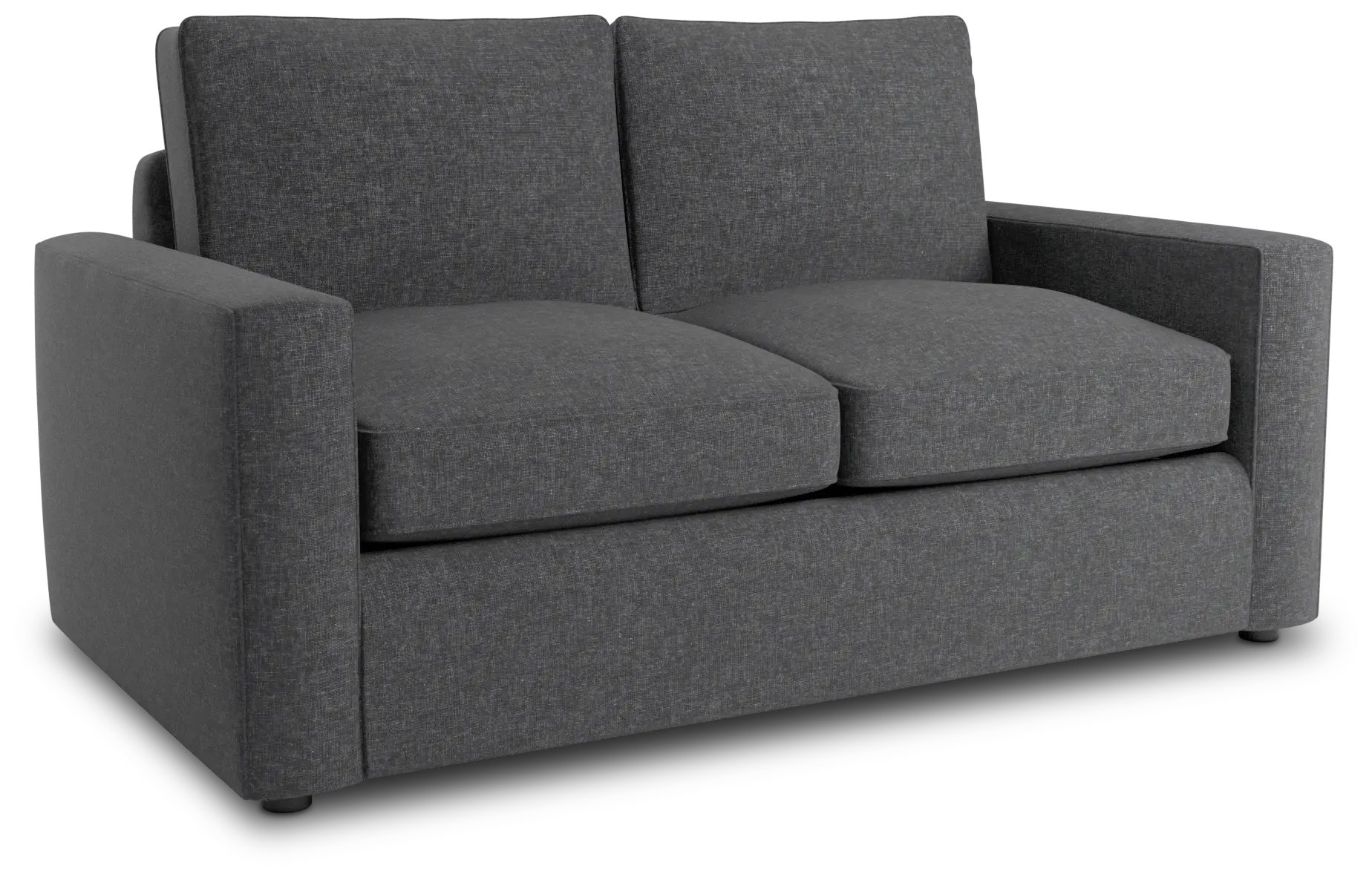 Siesta Delray Dark Gray Fabric Loveseat Siesta Delray Dark Gray Fabric Loveseat