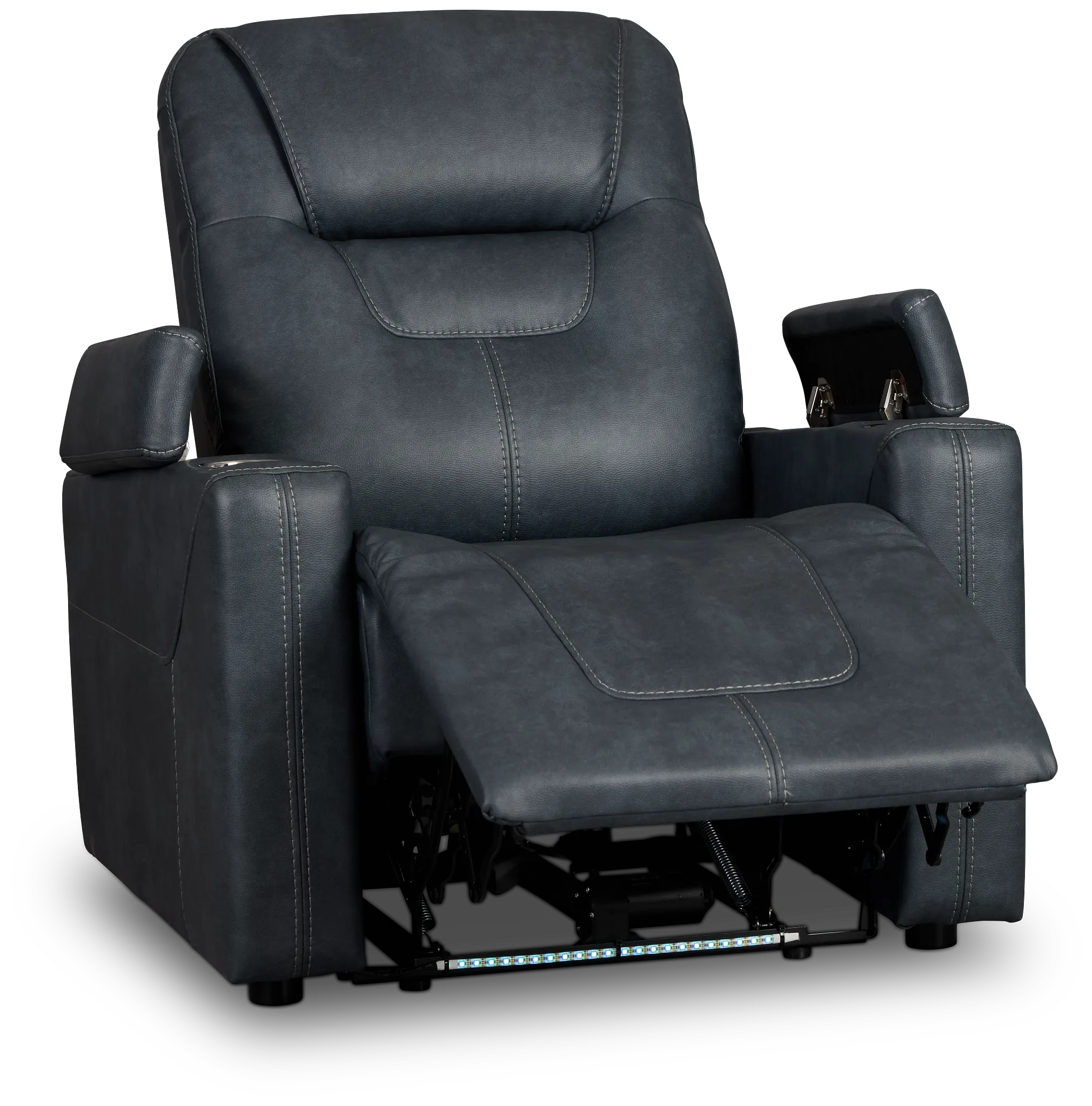Vantage Gray Micro Power Recliner