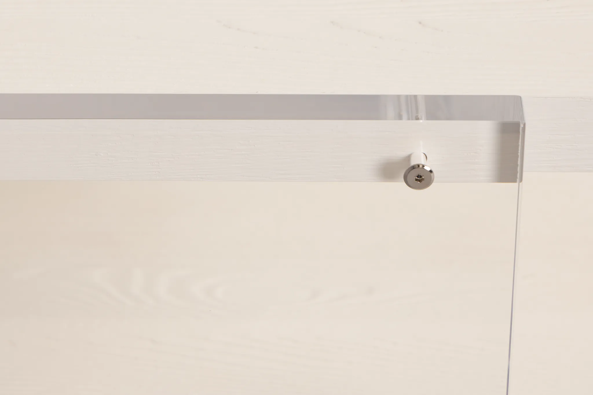 Gables White Rectangular End Table