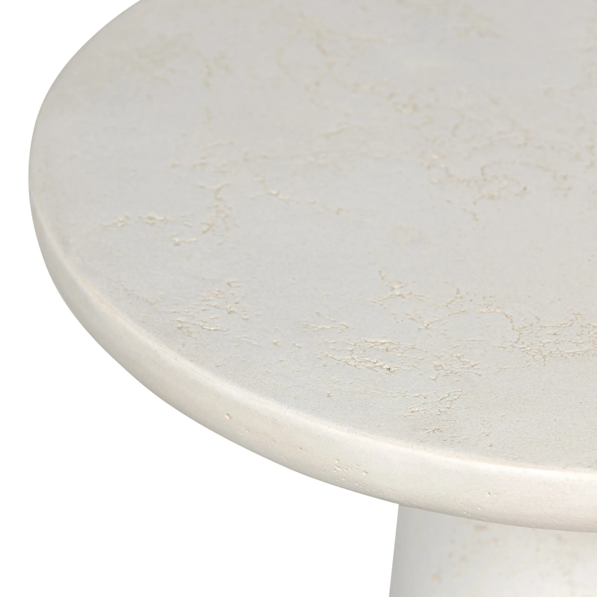 Sornya White Tall End Table