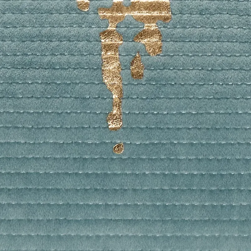 Langley Green Velvet Lumbar Accent Pillow