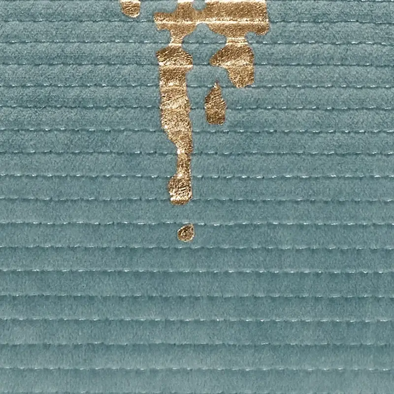 GREEN Langley Green Velvet Lumbar Accent Pillow