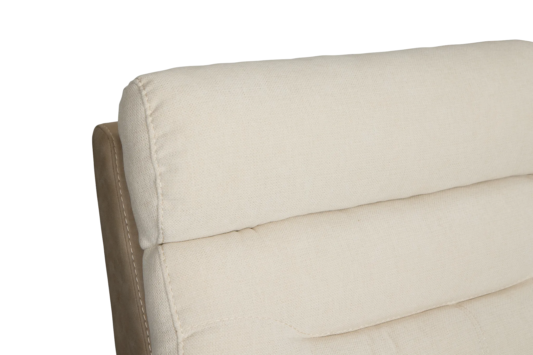 Travis Light Beige Fabric Large Triple Power Reclining Two-arm Sectional
