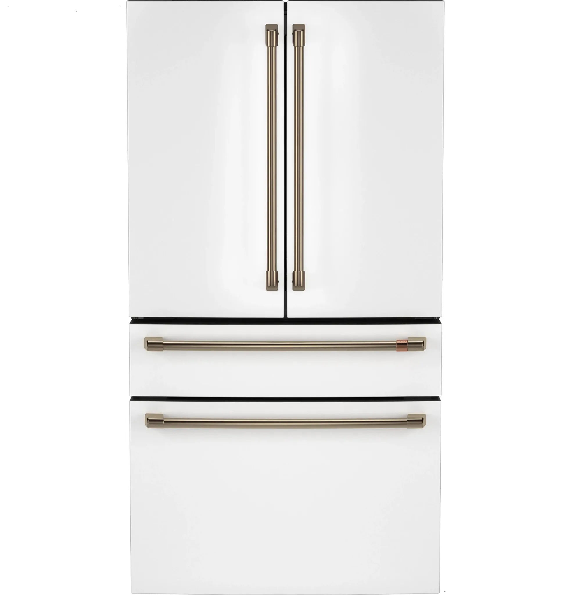 Cafe 23 Series White Bottom Freezer Refrigerator