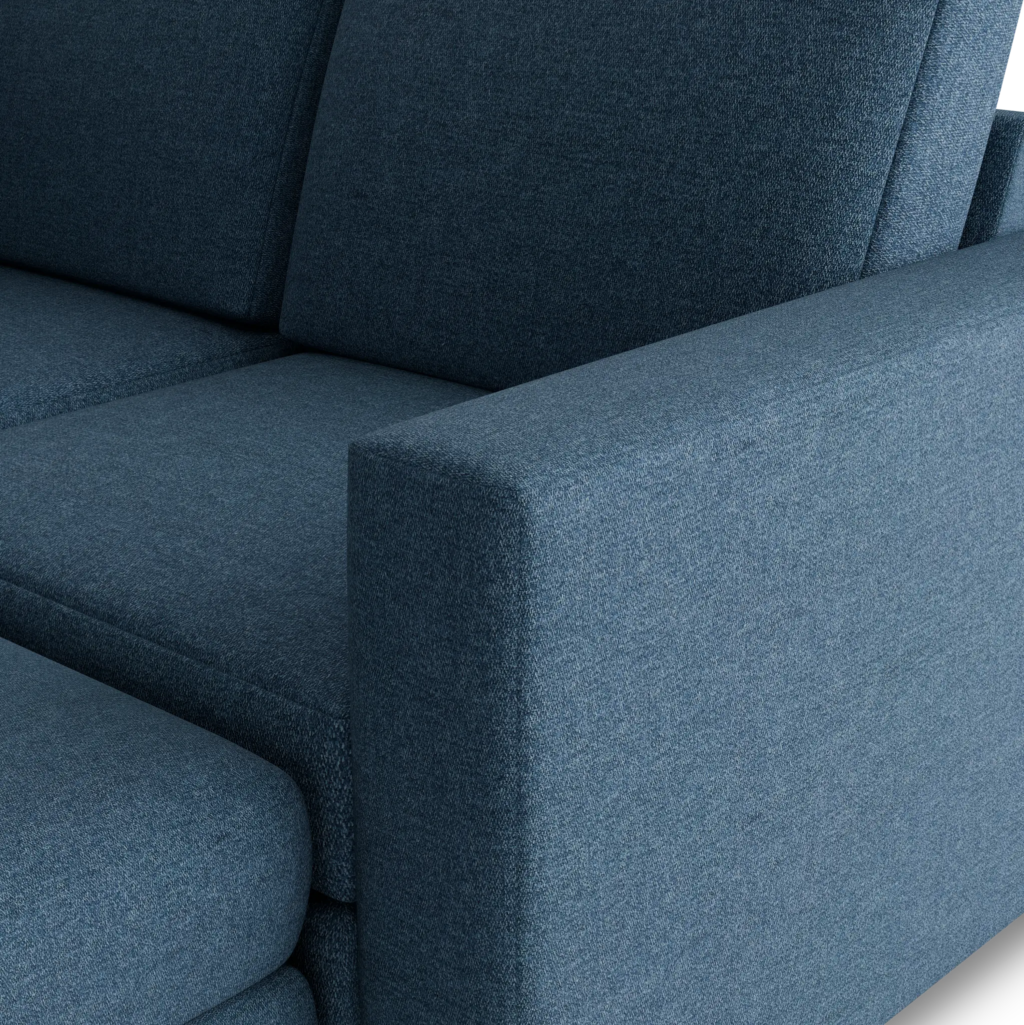 Citymod Blue Fabric 8-piece Pit Sectional Citymod Blue Fabric 8-piece Pit Sectional