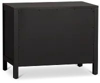 Pacific Black 3-drawer Nightstand
