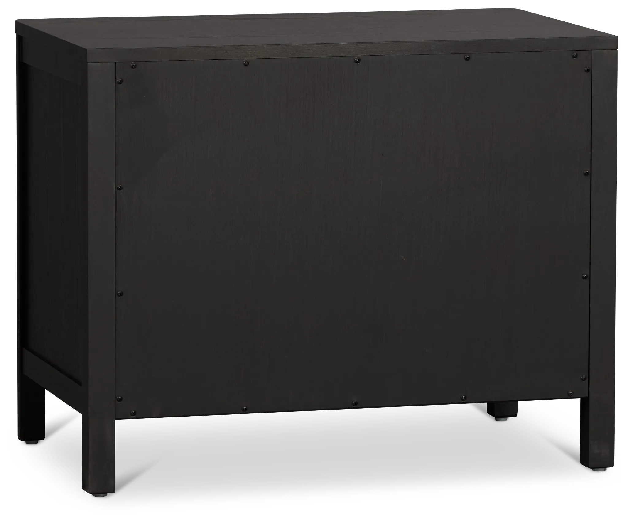 Pacific Black 3-drawer Nightstand