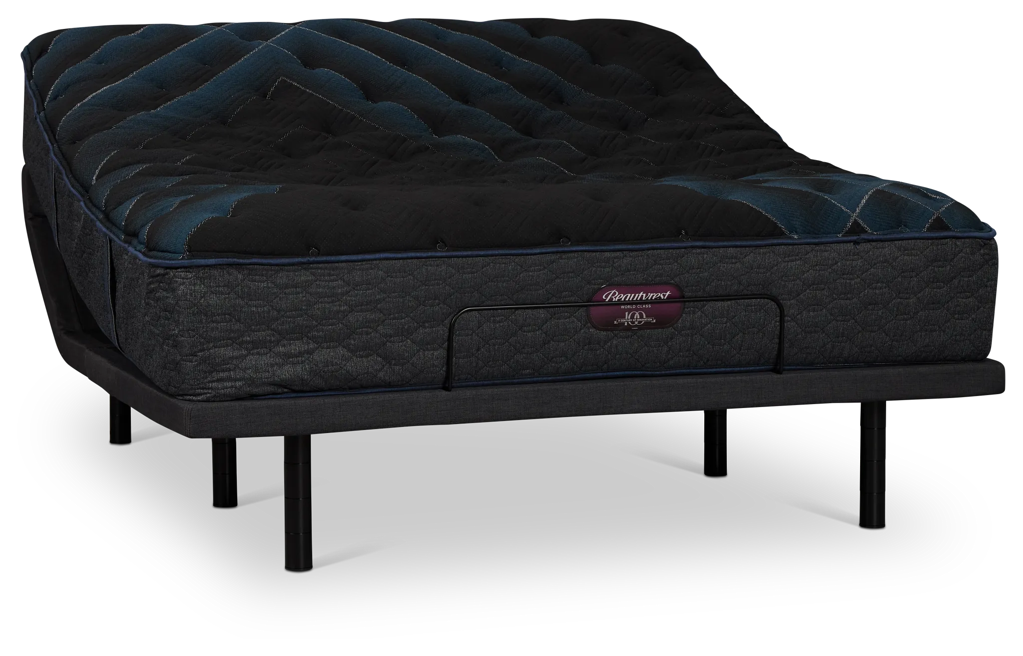 Simmons Beautyrest World Class Level 4 Plush Baselogic Platinum Adjustable Base Mattress Set