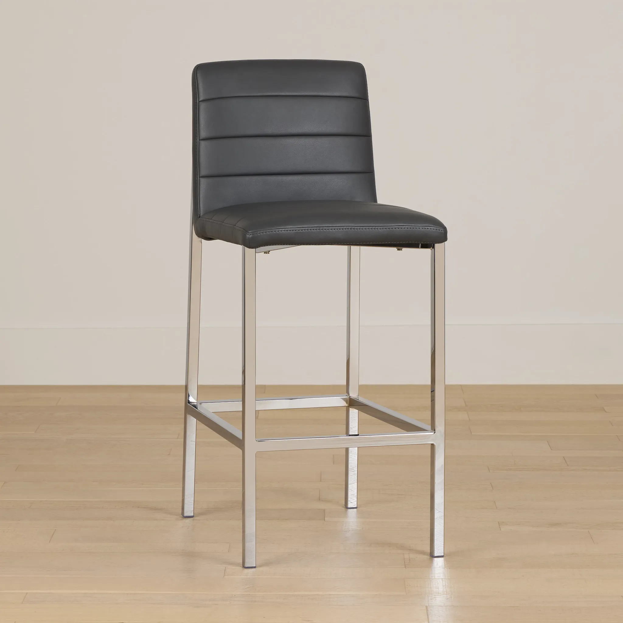 Amalfi Gray 30" Upholstered Barstool
