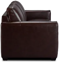 Lane Medium Brown Lthr/vinyl Sofa