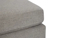 Noah Gray Fabric Cocktail Ottoman