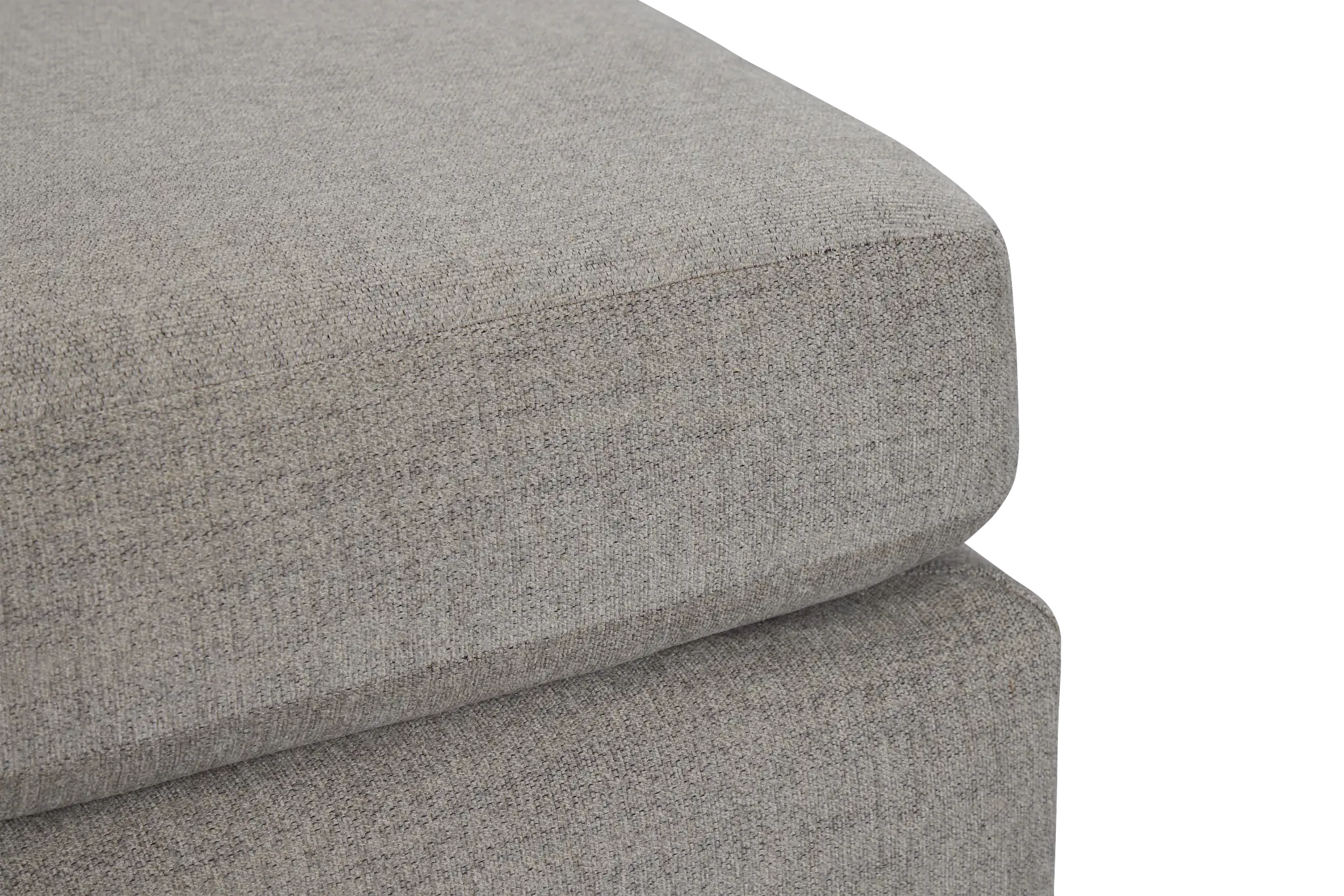 Noah Gray Fabric Cocktail Ottoman Noah Gray Fabric Cocktail Ottoman