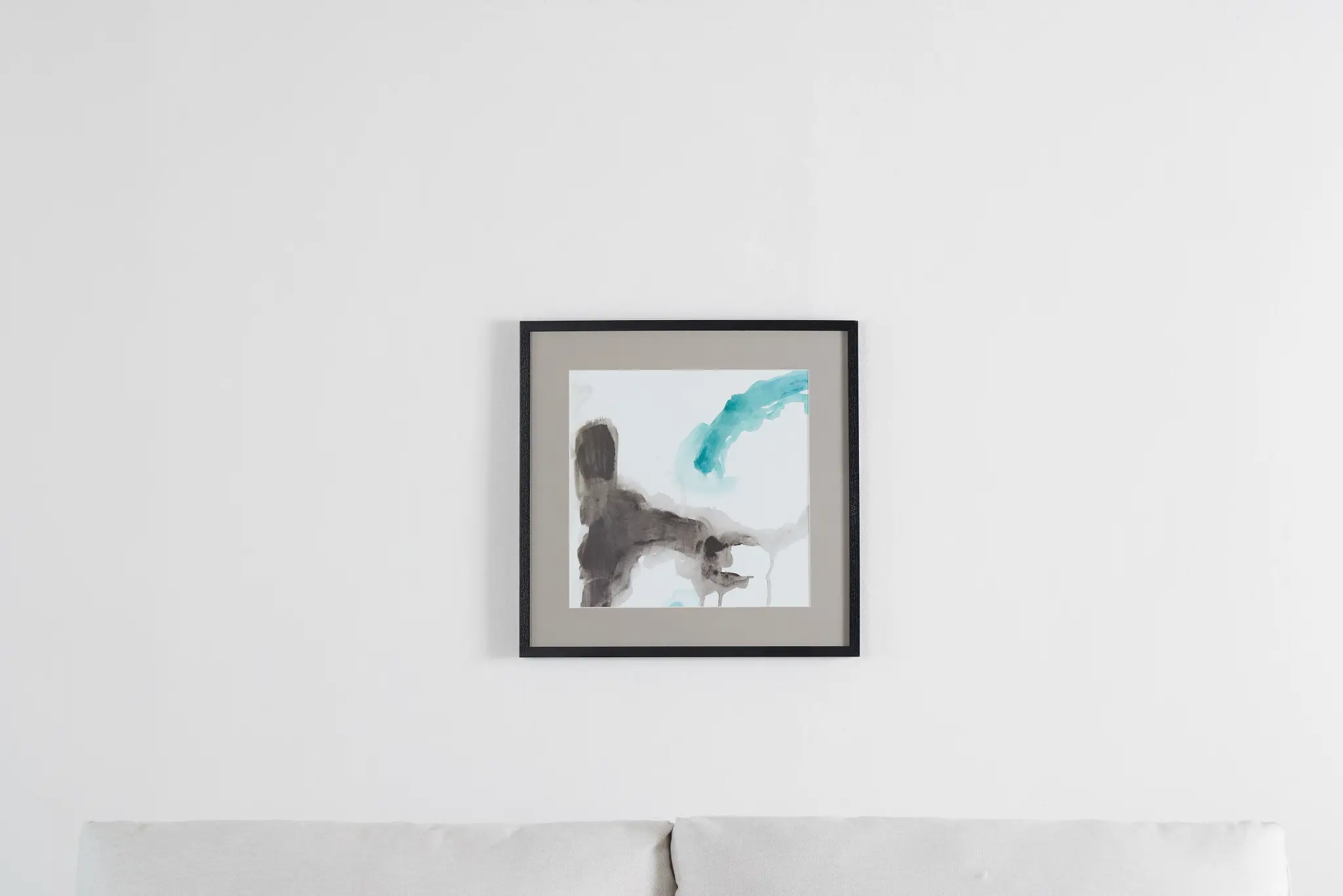 Pomade Teal Framed Wall Art Pomade Teal Framed Wall Art