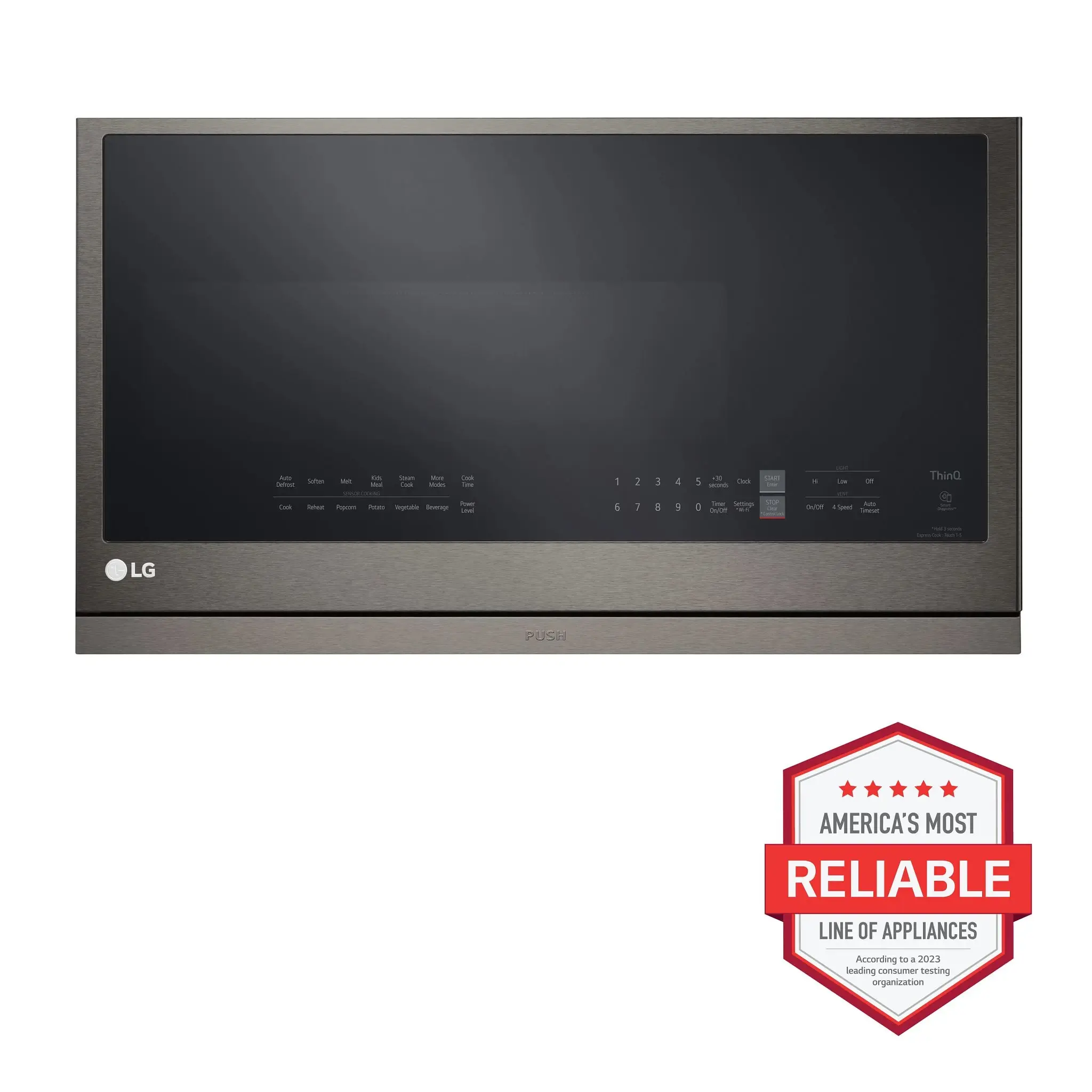 Lg 2137 Series Black Over-the-range Microwave Lg 2137 Series Black Over-the-range Microwave
