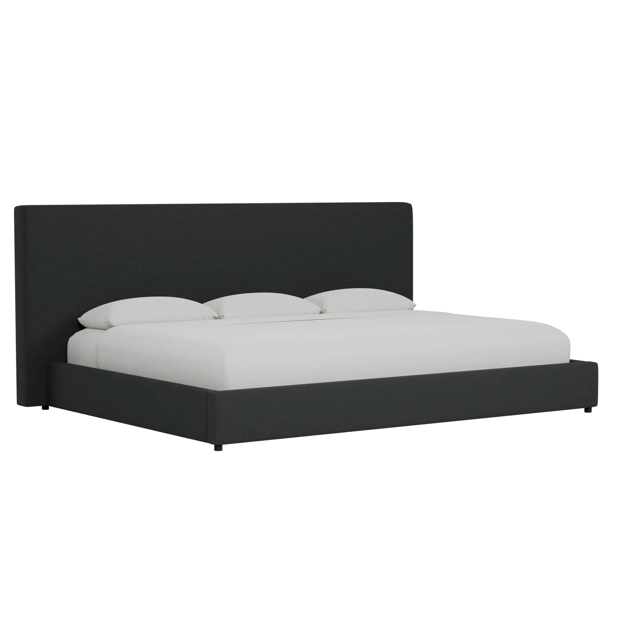 Grayton Elite Black 54" Upholstered Platform Bed Grayton Elite Black 54" Upholstered Platform Bed