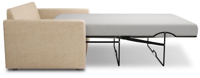 Siesta Elite Taupe Fabric Memory Foam Sleeper