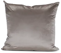 Gia Silver 22" Accent Pillow