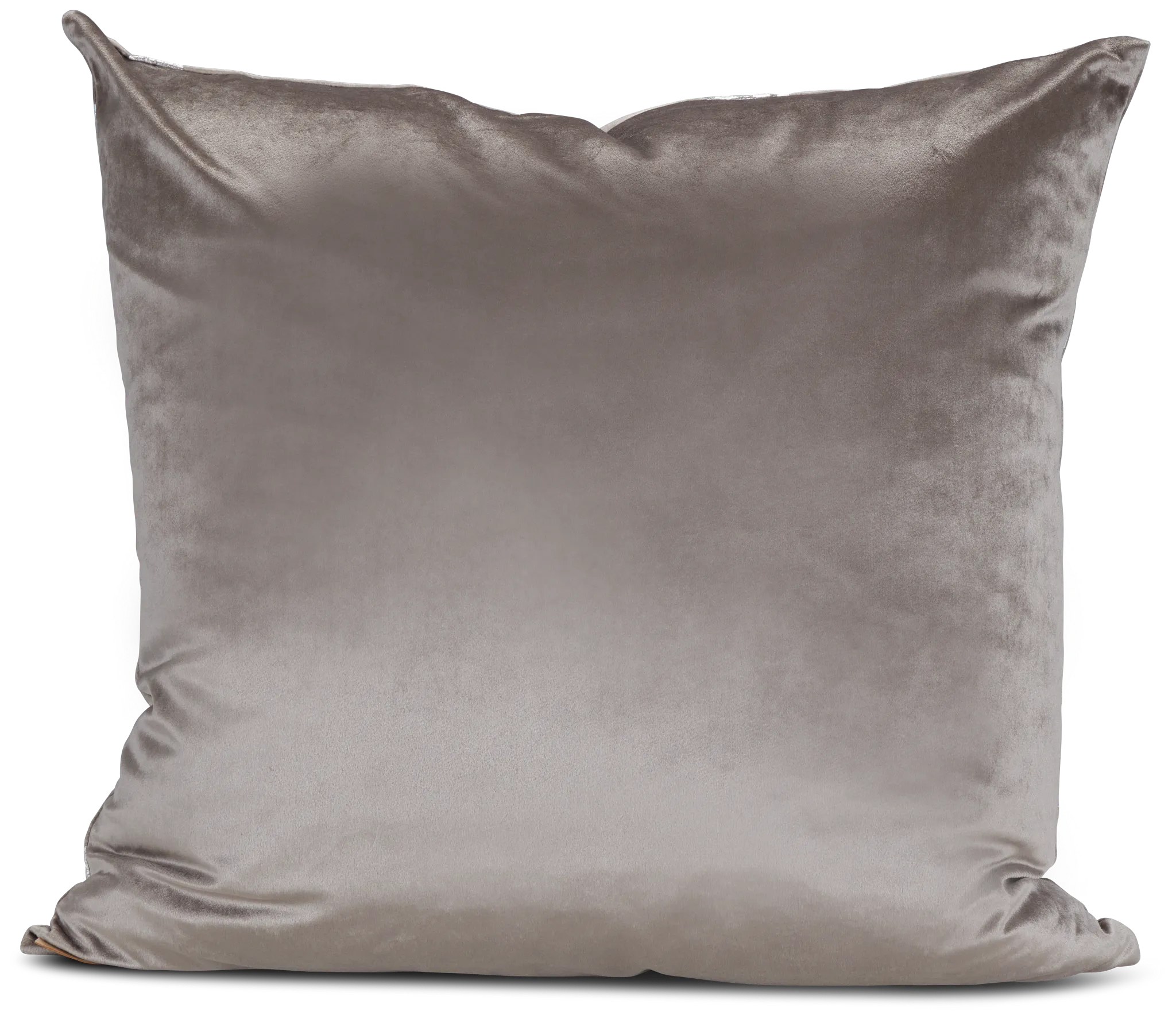 Gia Silver 22" Accent Pillow