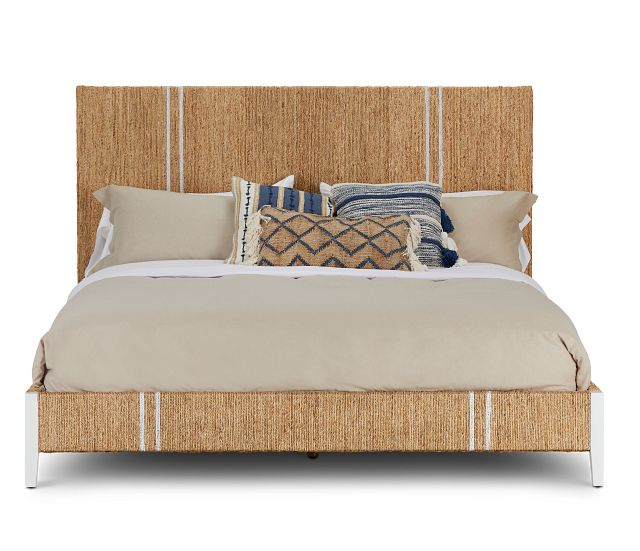 Nantucket Light Tone Woven Panel Bed