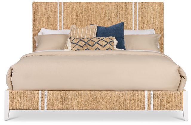 Nantucket Light Tone Woven Panel Bed