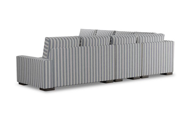 Edgewater Sea Lane Dark Blue Large Two-arm Sectional