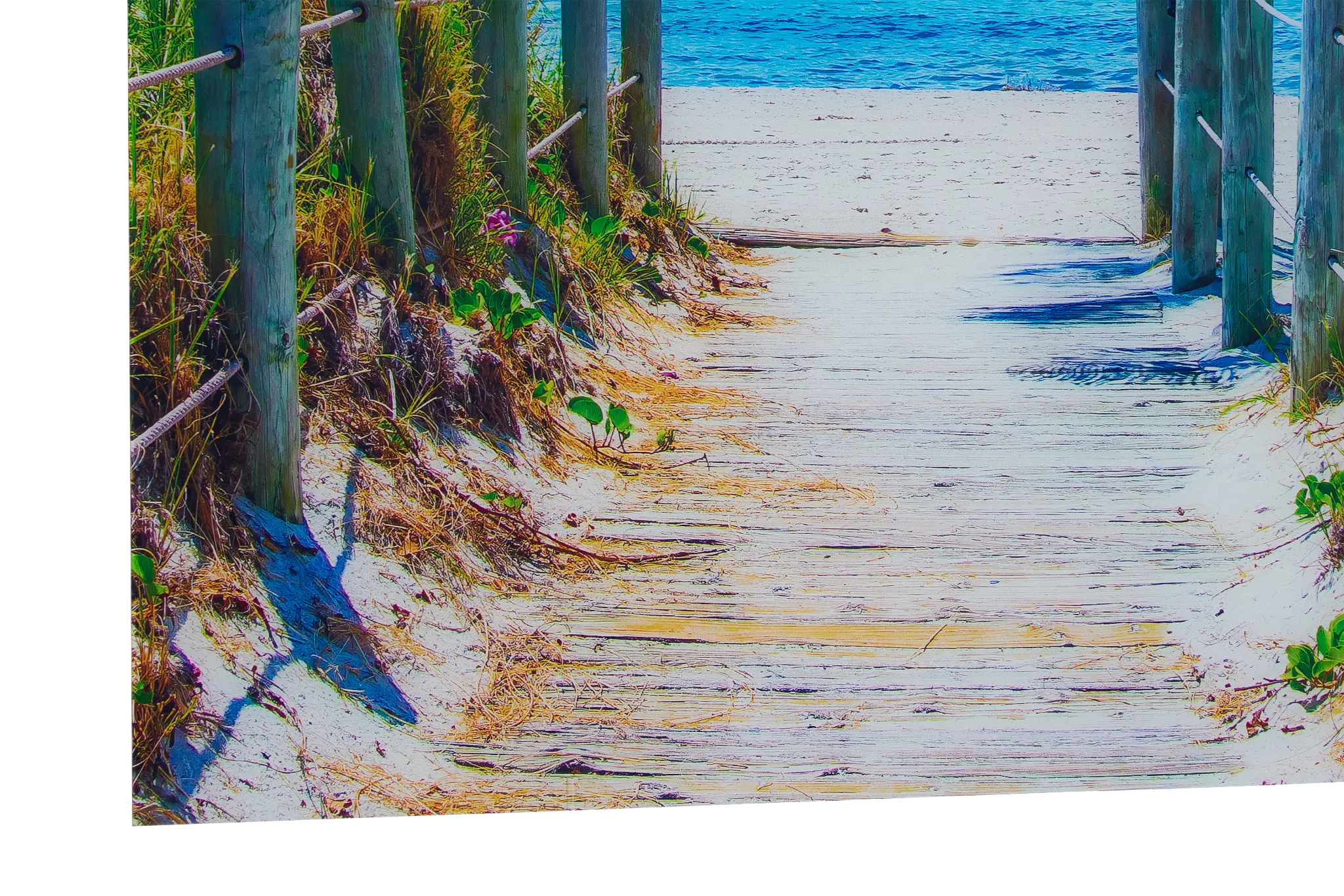 Beach Walk Acrylic Wall Art Beach Walk Acrylic Wall Art