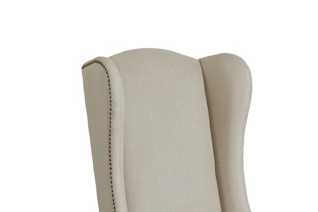 Haddie Beige Upholstered Arm Chair (5)