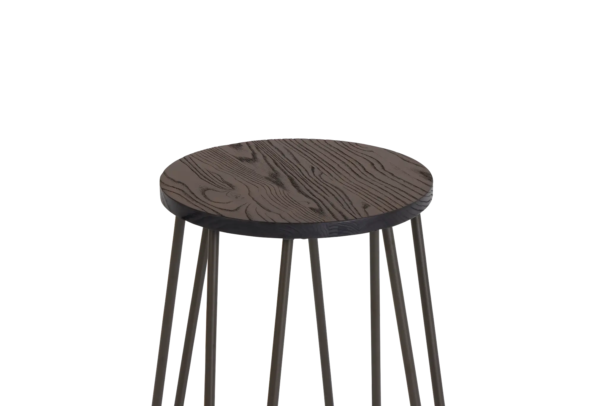 Nile Dark Tone Round 30" Barstool Nile Dark Tone Round 30" Barstool