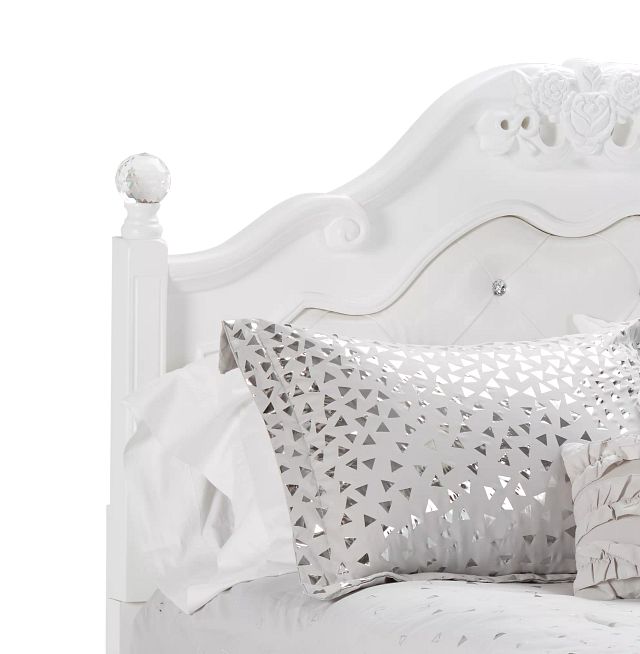 Alana White Uph Poster Trundle Bed