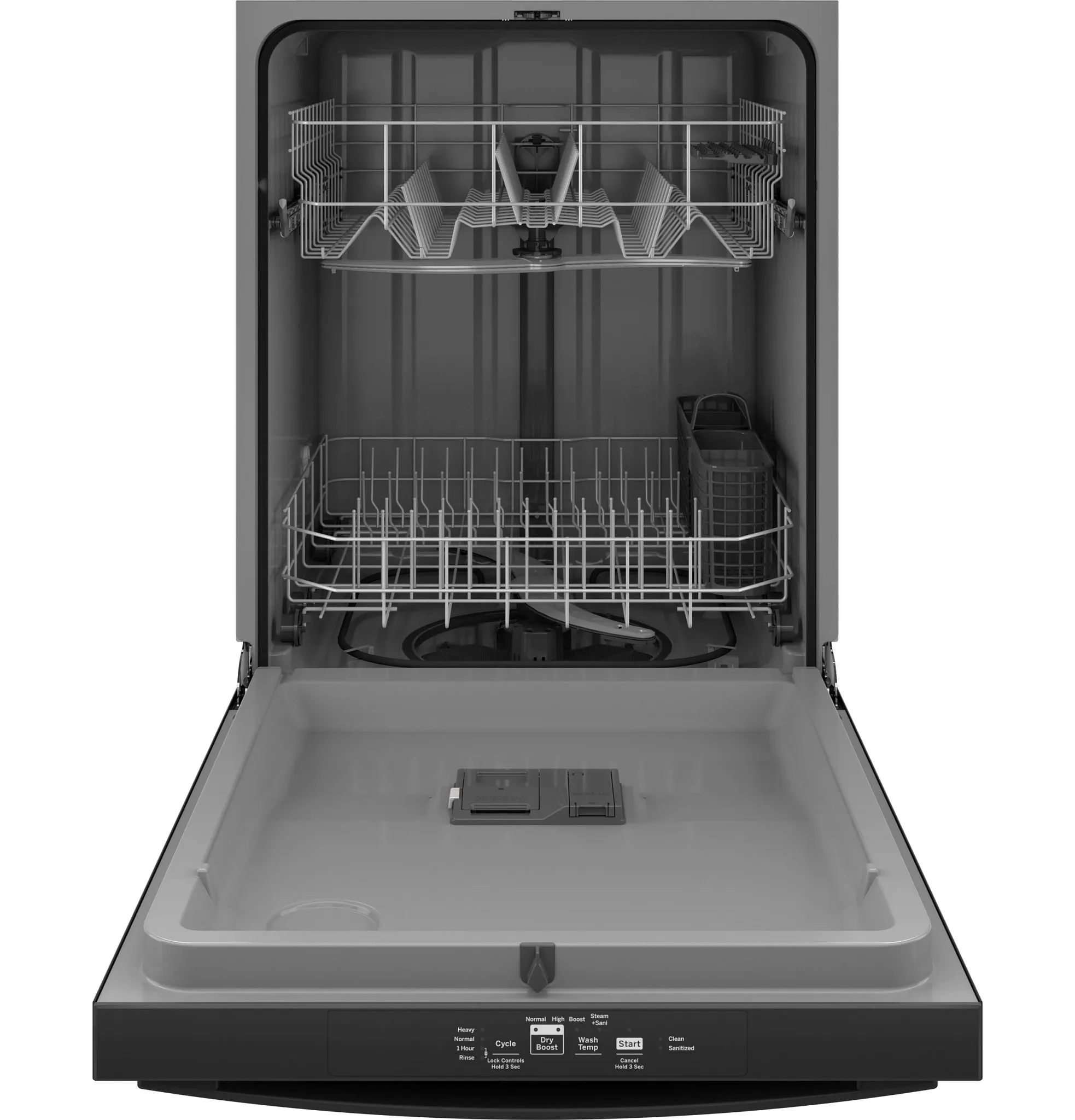 Ge 535 Series Black Built In Dishwasher