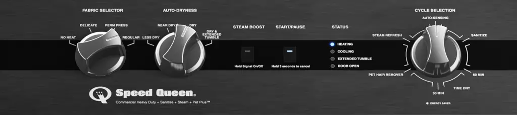 Speed Queen 5004 Series Black Front Load Electric Dryer Speed Queen 5004 Series Black Front Load Electric Dryer