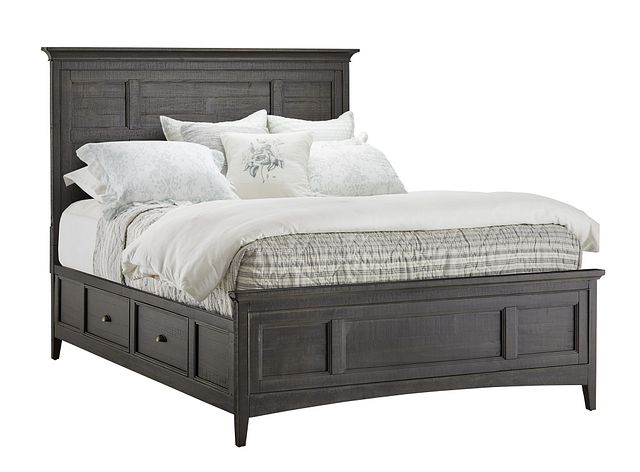 Heron Cove Dark Tone Panel Storage Bed