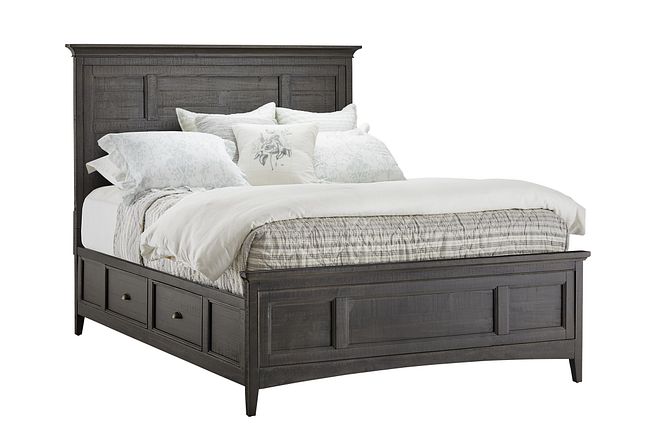 Shelton Light Tone Panel Bed Bedroom Beds City Furniture