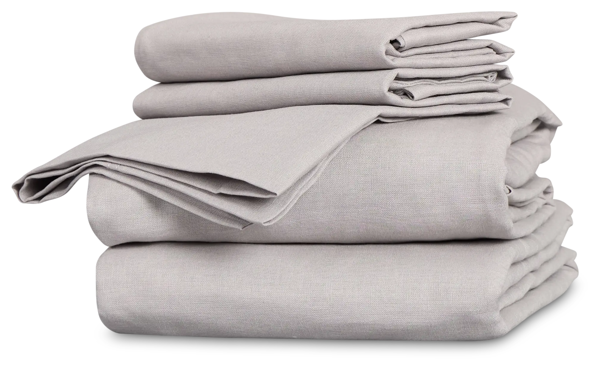Rest & Renew Linen Blend Gray Sheet Set Rest & Renew Linen Blend Gray Sheet Set