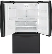 Ge 26 Series Black French Door Refrigerator