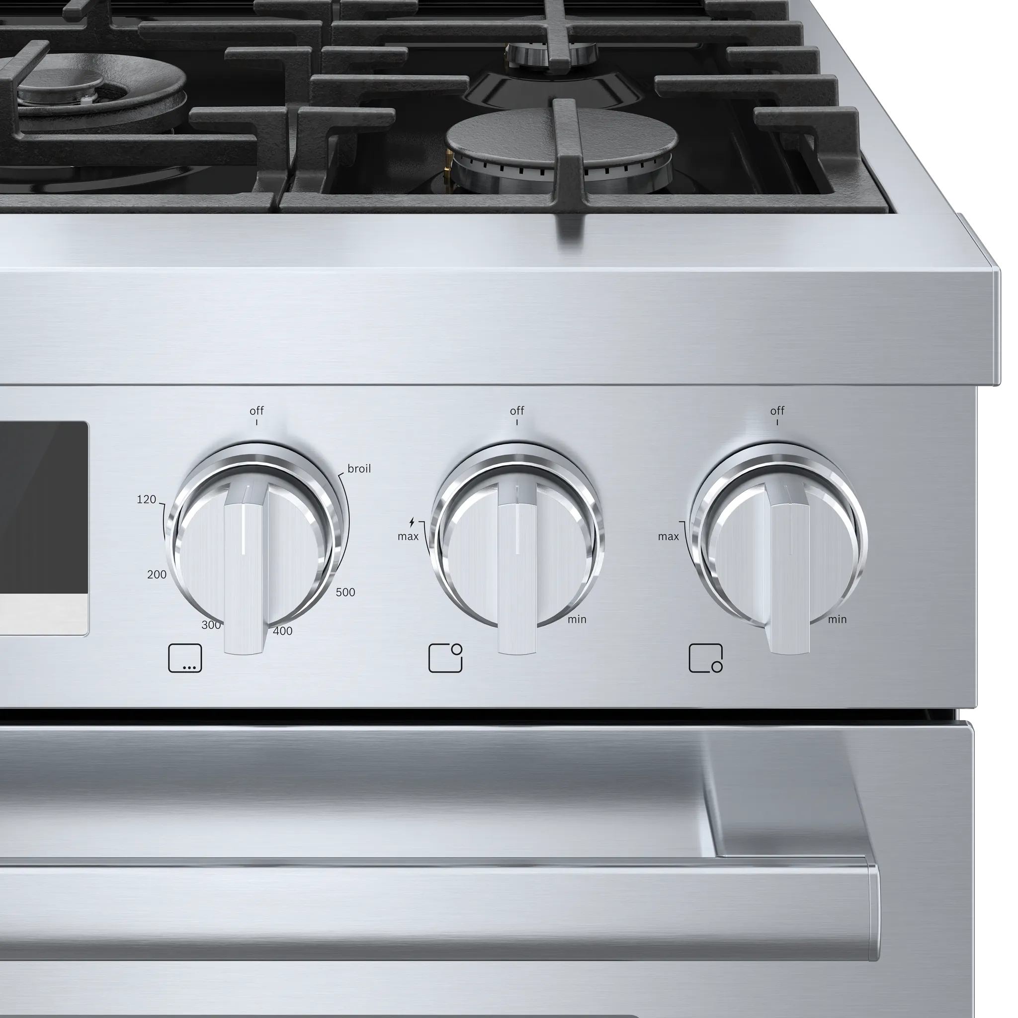 Bosch 800 Series Stainless Steel 30" Gas Range
