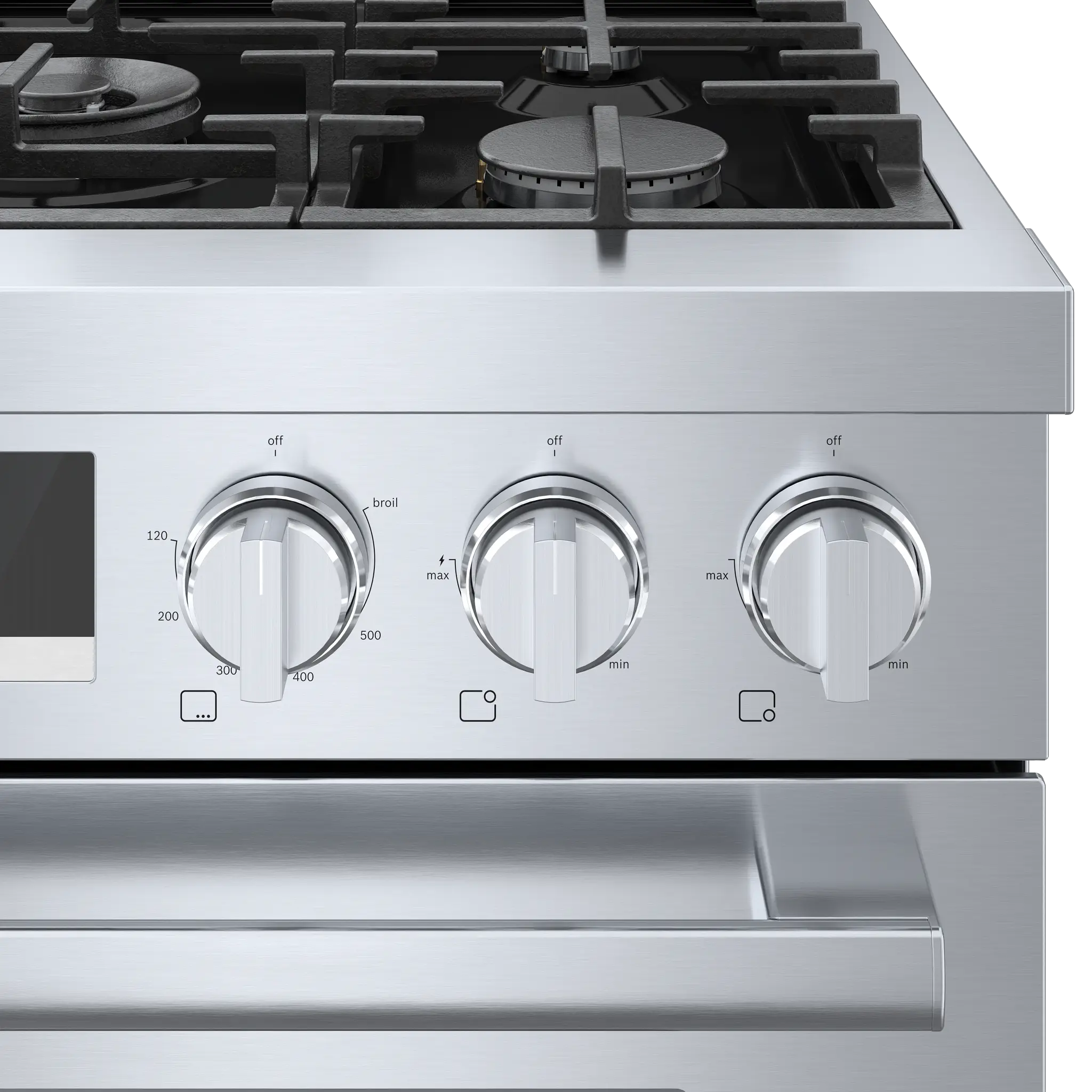 Bosch 800 Series Stainless Steel 30" Gas Range Bosch 800 Series Stainless Steel 30" Gas Range