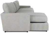 Noah Gray Fabric Small Left Chaise Sectional