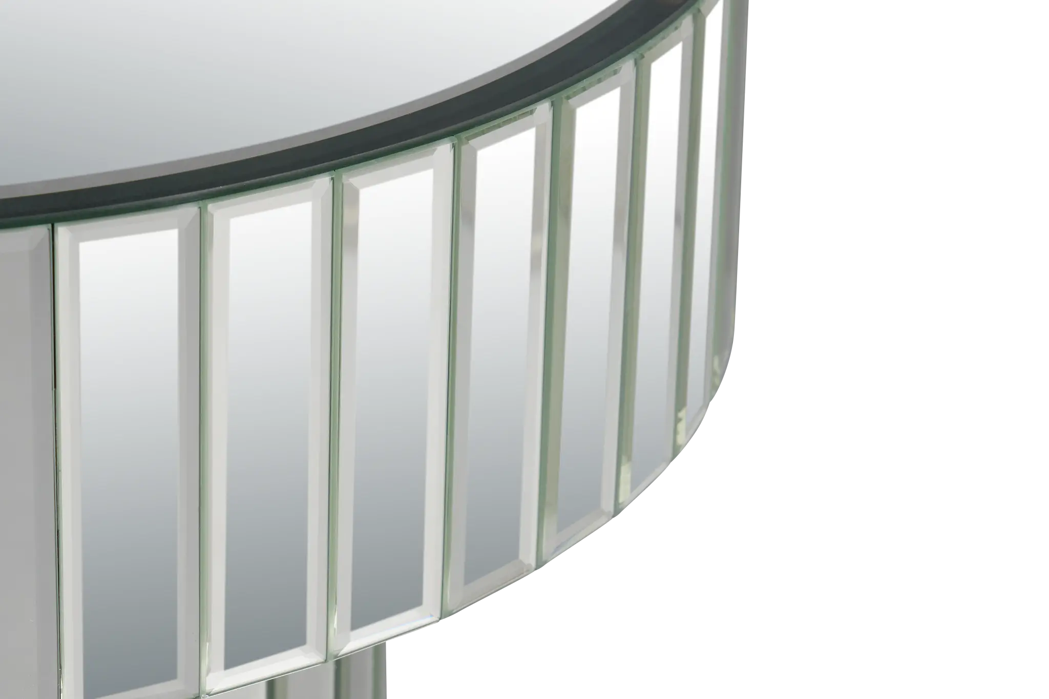 Katrin Glass Round End Table Katrin Glass Round End Table