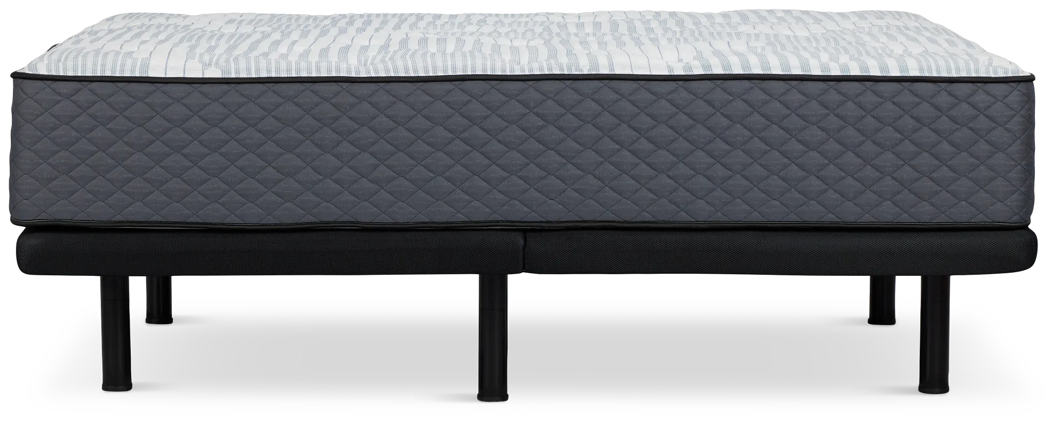 Kevin Charles By Sealy Signature Medium Plus Adjustable Mattress Set