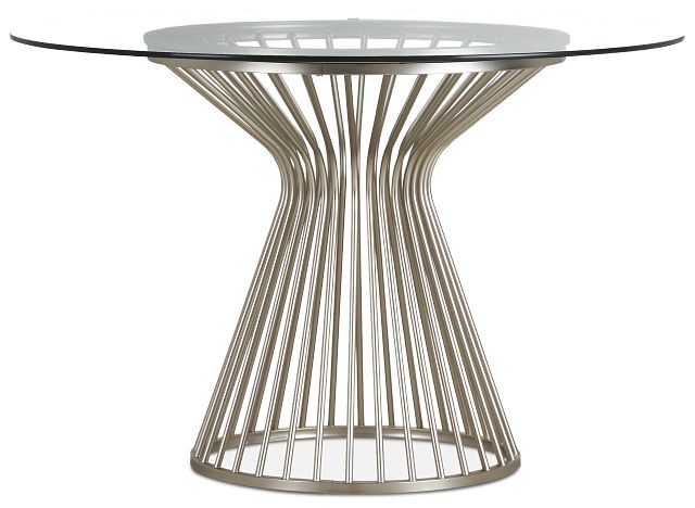 Munich Silver Glass Round Table (1)