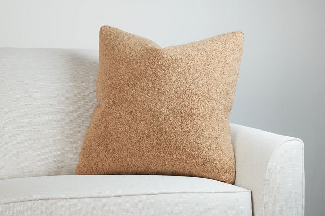 Henley Taupe 24" Accent Pillow