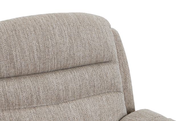 Marlowe Beige Fabric Reclining Sofa (8)