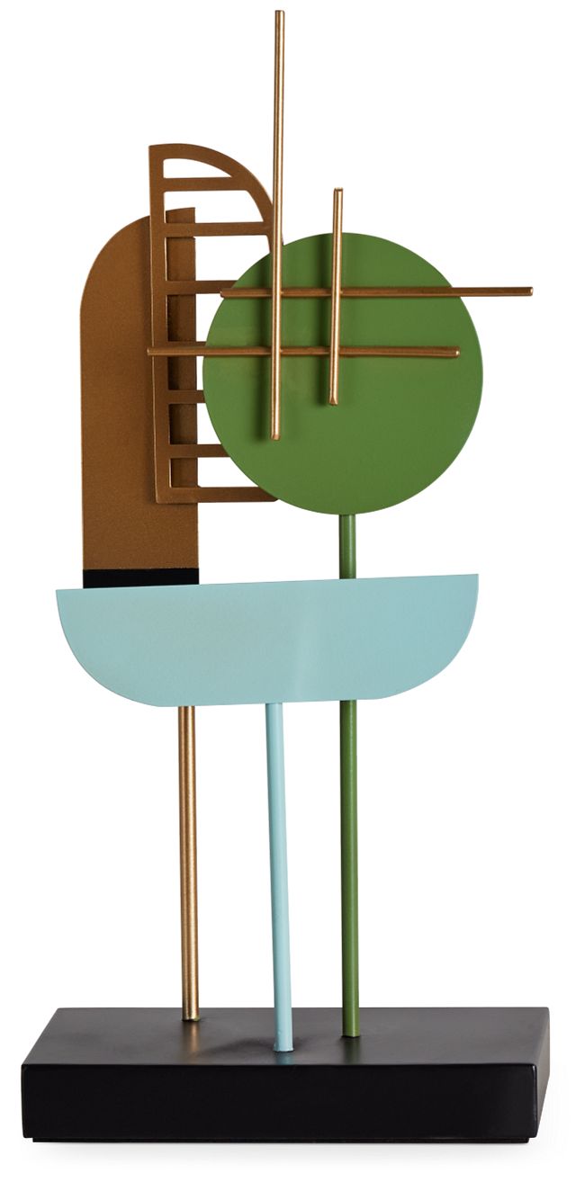 Fairplay Multicolored Metal Sculpture