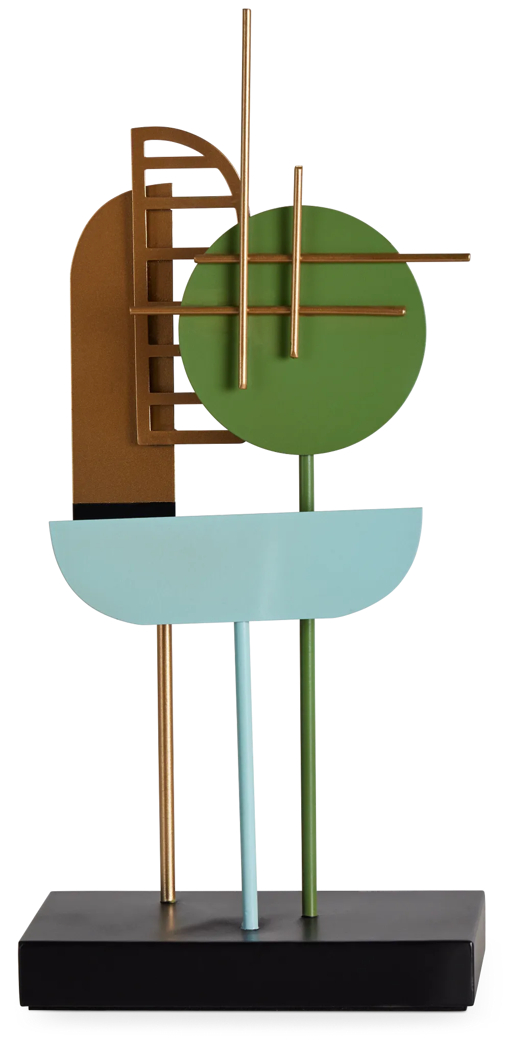 Fairplay Multicolored Metal Sculpture