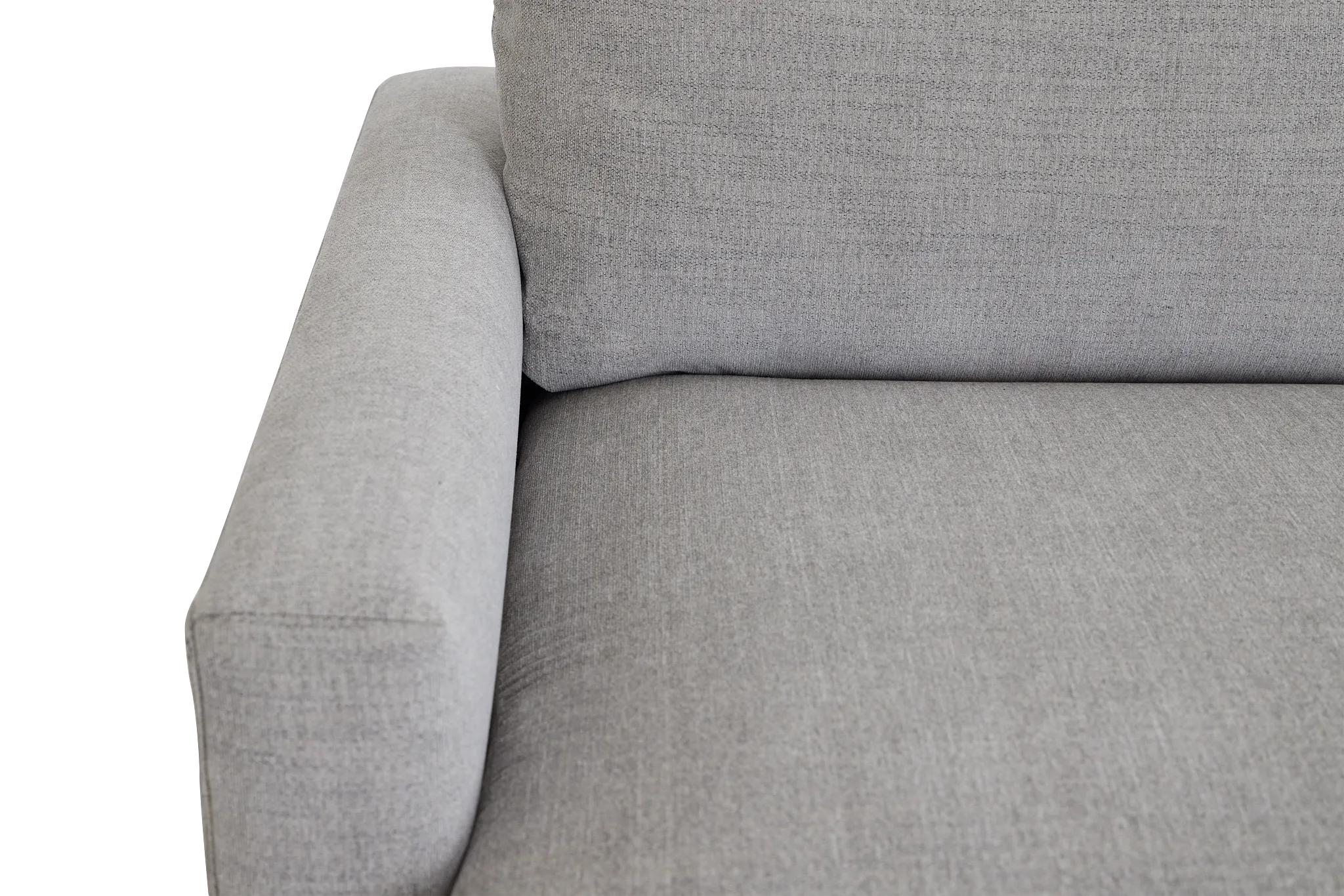 Noah Gray Fabric Small Right Chaise Sectional