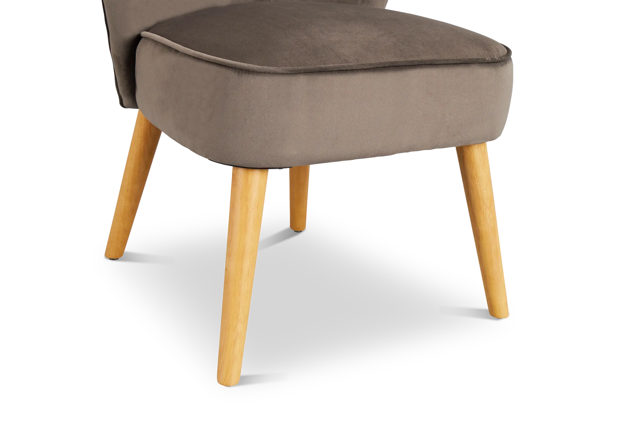 Kate Dark Gray Velvet Accent Chair