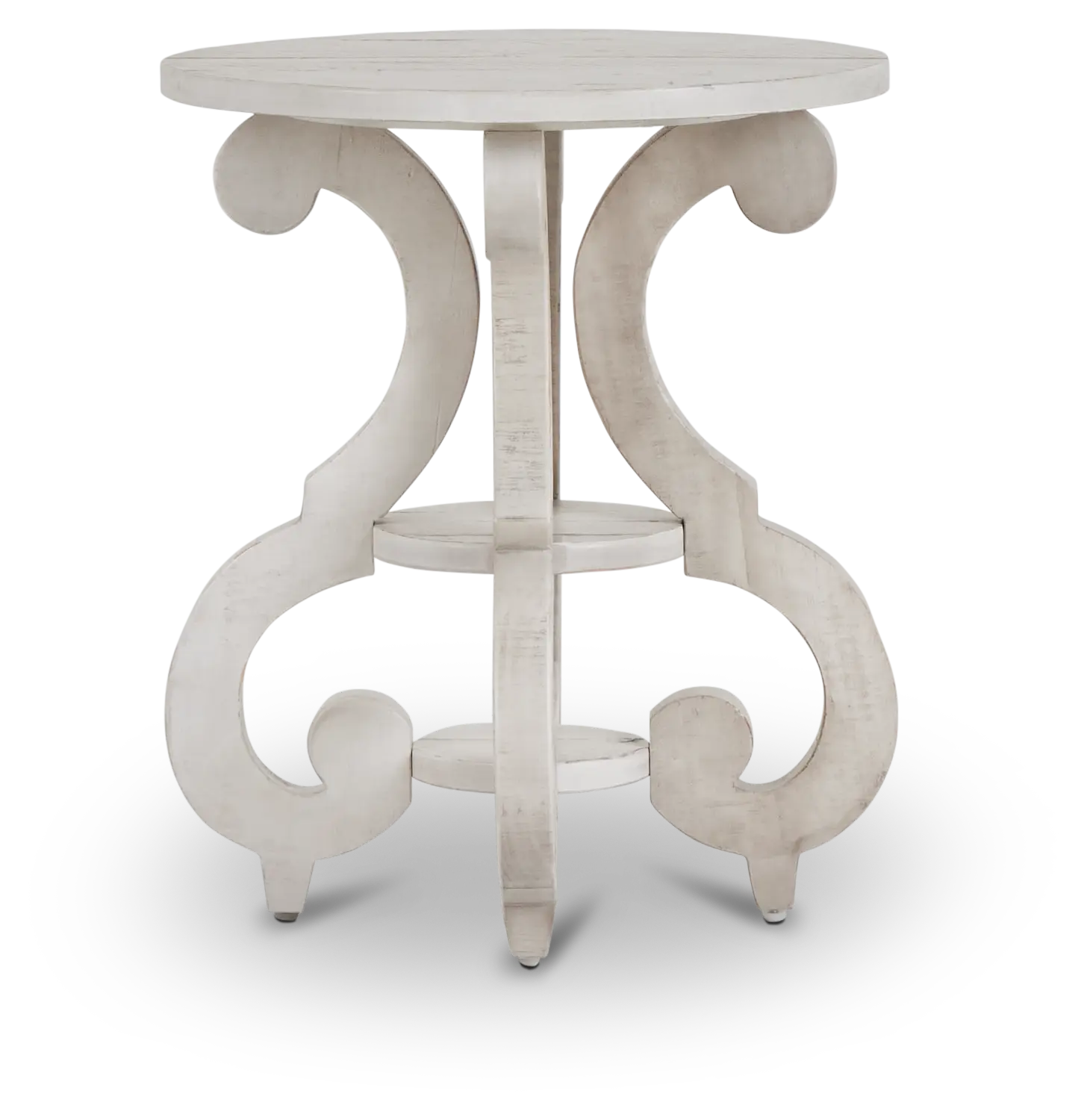 Sonoma Ivory Round End Table Sonoma Ivory Round End Table