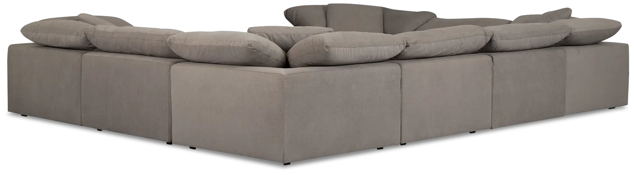 Nixon Light Gray Fabric Two-arm Sectional Nixon Light Gray Fabric Two-arm Sectional