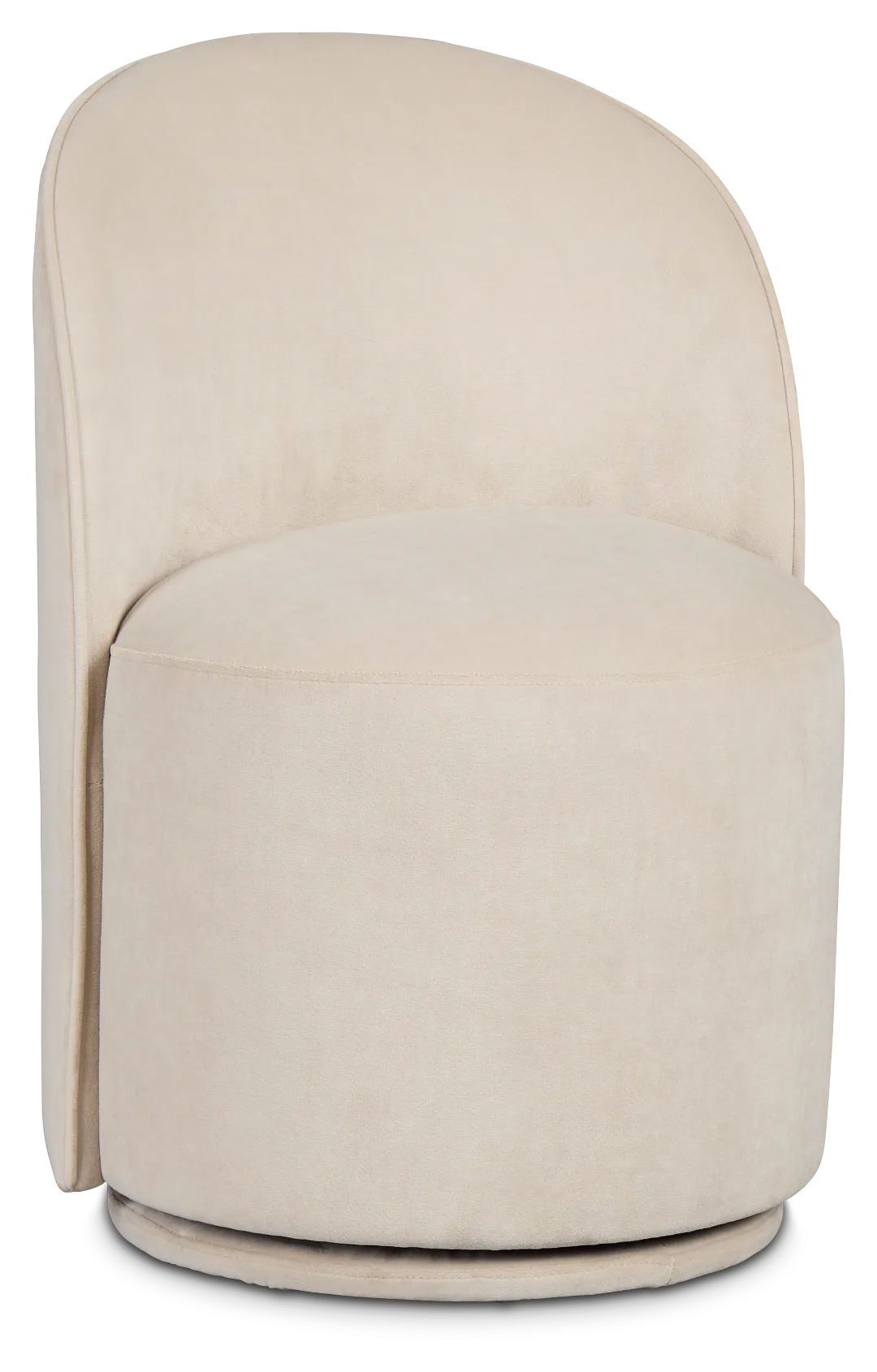 Claude Light Beige Velvet Upholstered Side Chair